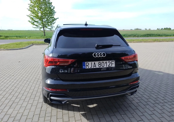 Audi Q3 cena 128500 przebieg: 38000, rok produkcji 2020 z Jarosław małe 67